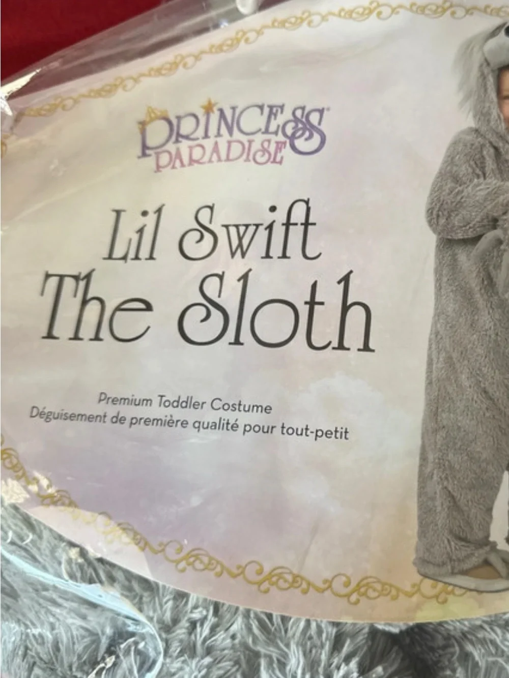 Princess Paradise Lil Swift The Sloth Toddler Costume - Gray